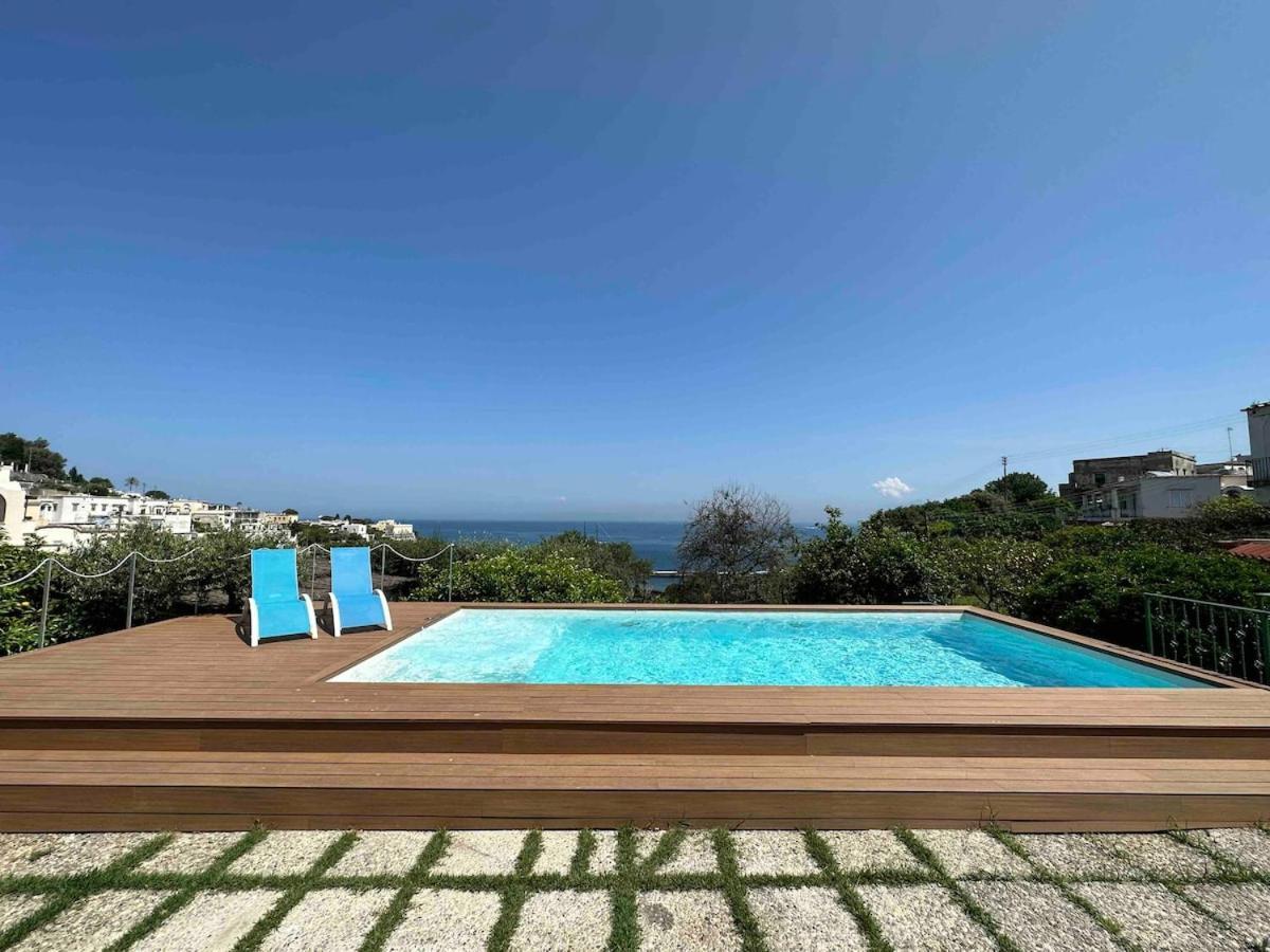 Villa Amalu Capri Piscina E Giardino ภายนอก รูปภาพ