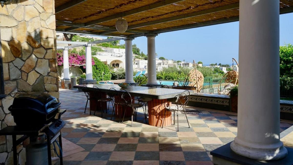 Villa Amalu Capri Piscina E Giardino ภายนอก รูปภาพ