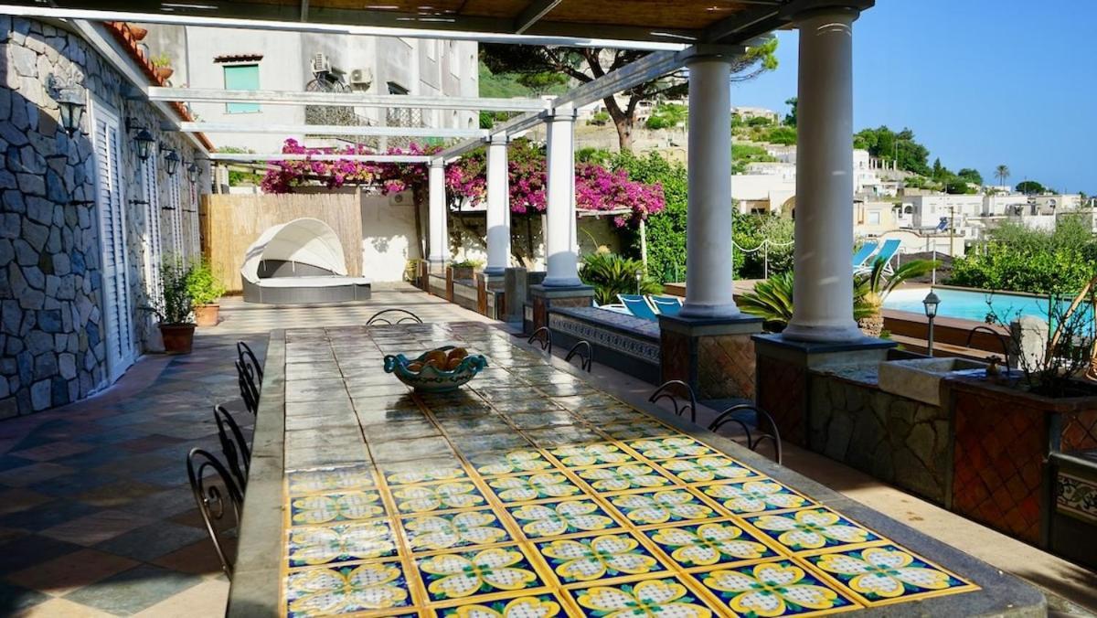 Villa Amalu Capri Piscina E Giardino ภายนอก รูปภาพ
