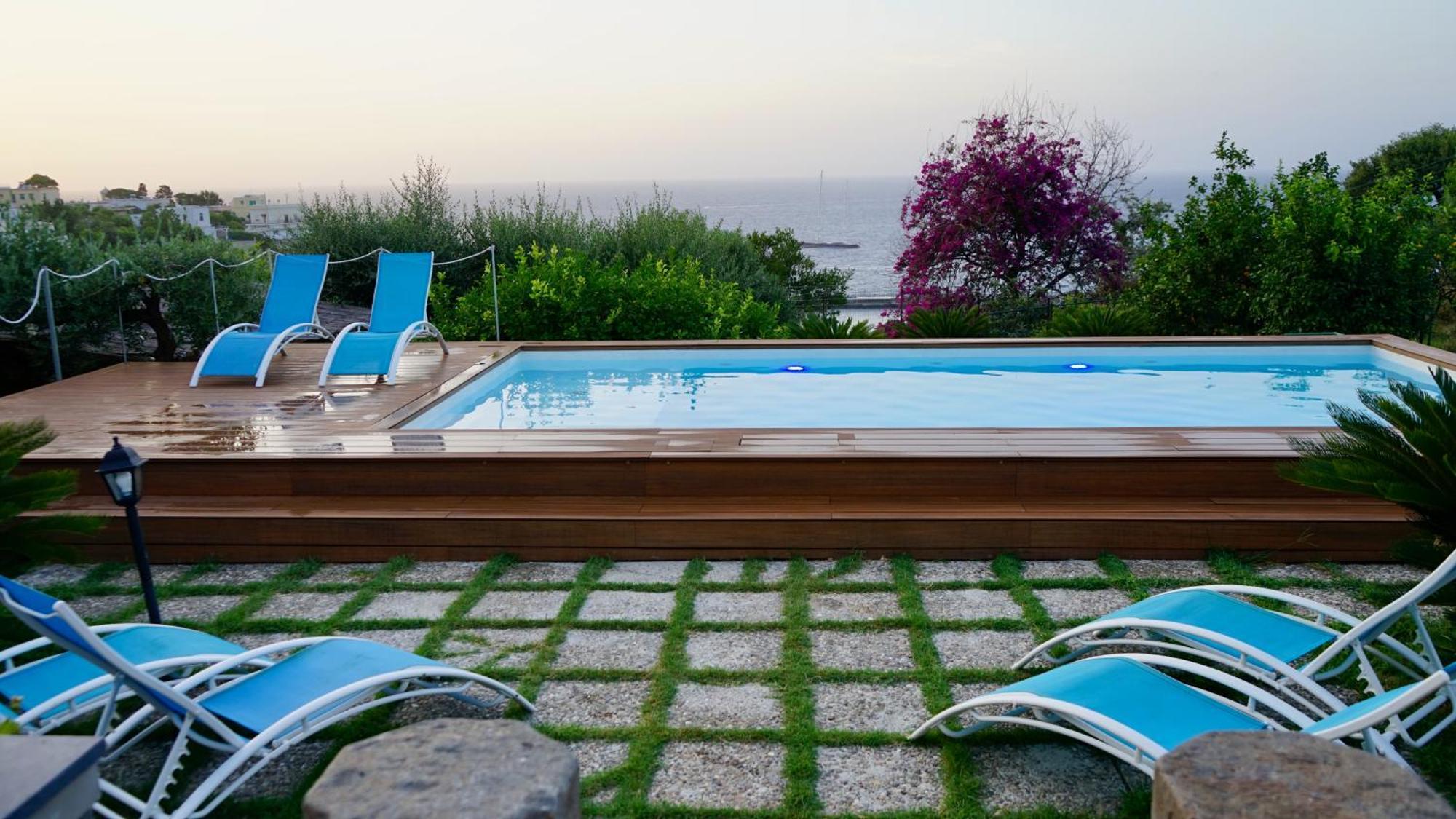 Villa Amalu Capri Piscina E Giardino ภายนอก รูปภาพ